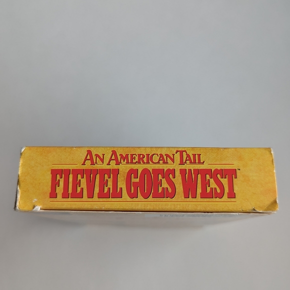 An American Tail Fievel Goes West 1991 VHS Steven Spielberg Amblin Entertainment - Picture 6 of 8